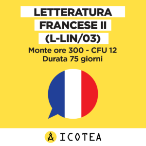 Letteratura francese II (L-LIN/03)
