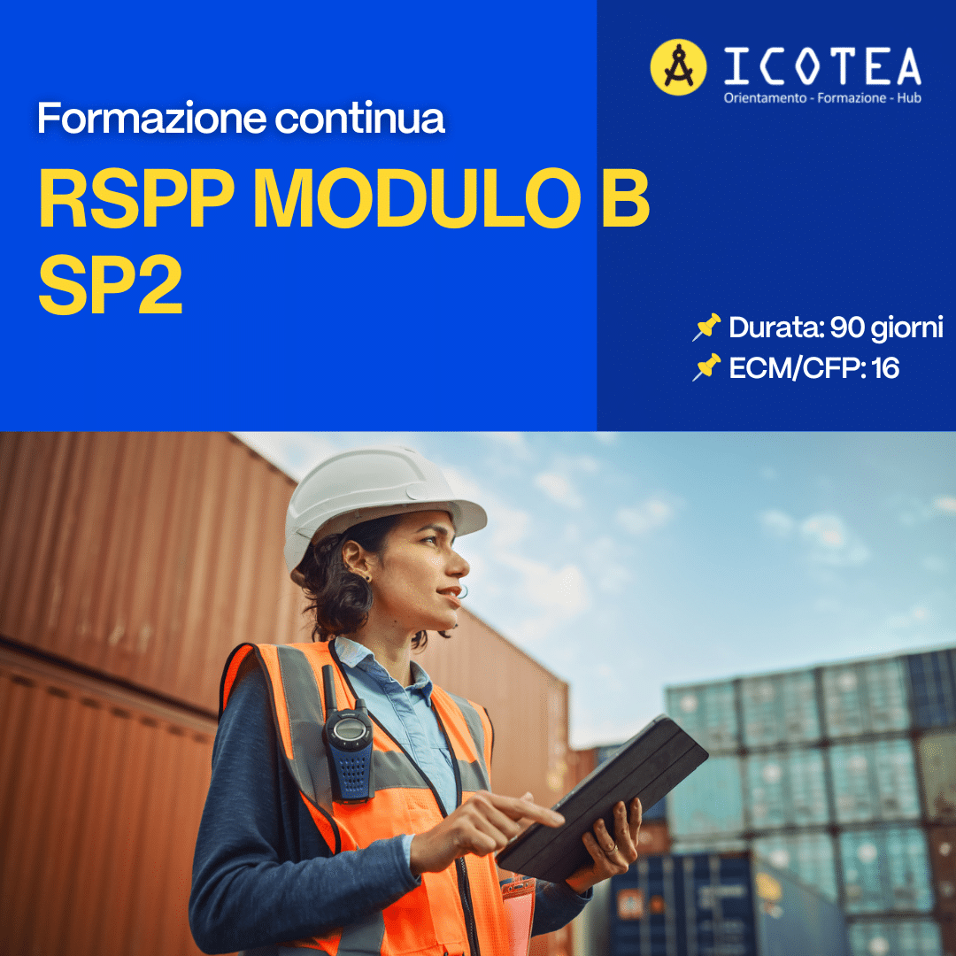 Corso RSPP Modulo B - SP 2: 16 Ore | ICOTEA