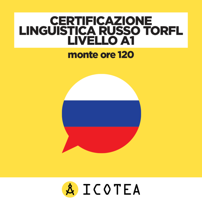 Certificazione Linguistica Russo TORFL Livello A1 - monte ore 120