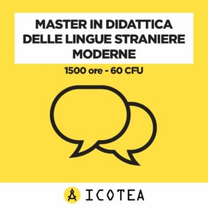 Master in Didattica delle Lingue Straniere Moderne 1500 ore - 60 CFU