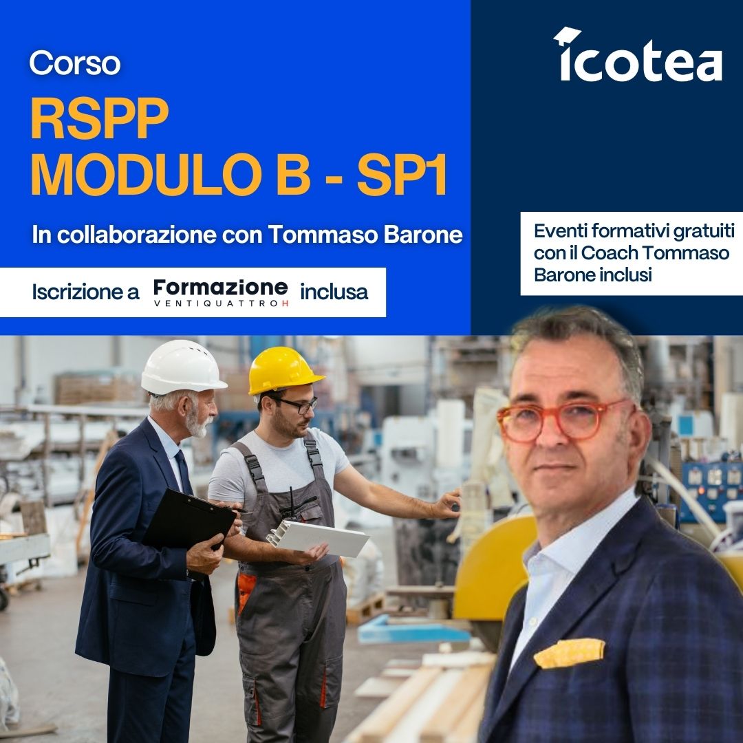 Corso RSPP Modulo B - SP 1 12 Ore | ICOTEA