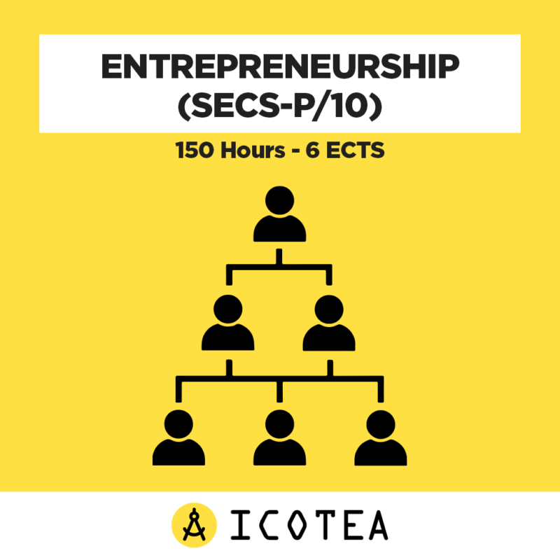 Entrepreneurship (SECS-P10) 150 Hours - 6 ECTS