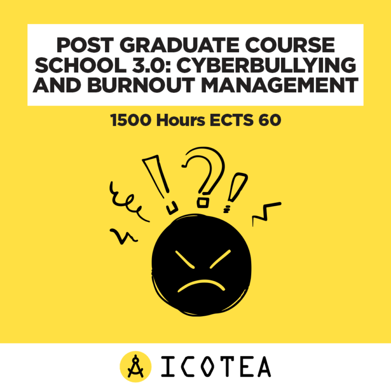 Specialization Course School 3.0: cyberbullying and burnout management 1500 hours