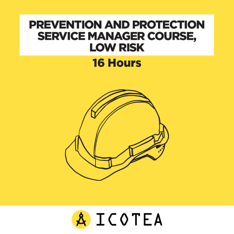 Prevention And Protection Service Manager Course, low Risk - 16 Hours