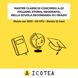 Master Classe di concorso A-22 Italiano, Storia, Geografia, nella scuola secondaria di I grado