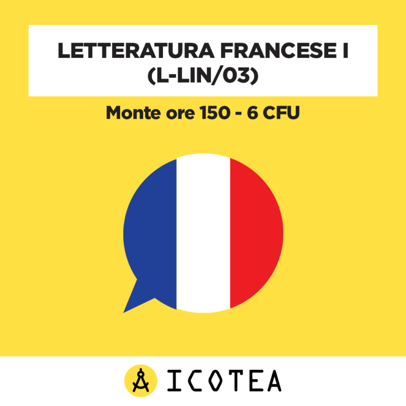 Letteratura francese I 6 CFU