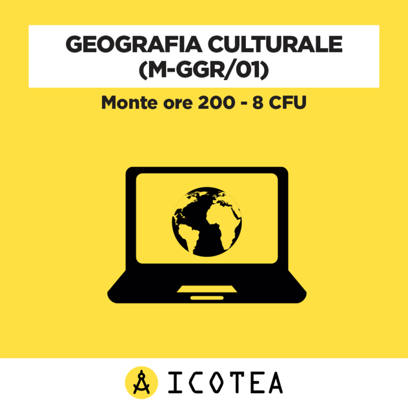 geografia culturale 8 CFU