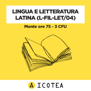 lingua e letteratura latina 3 CFU