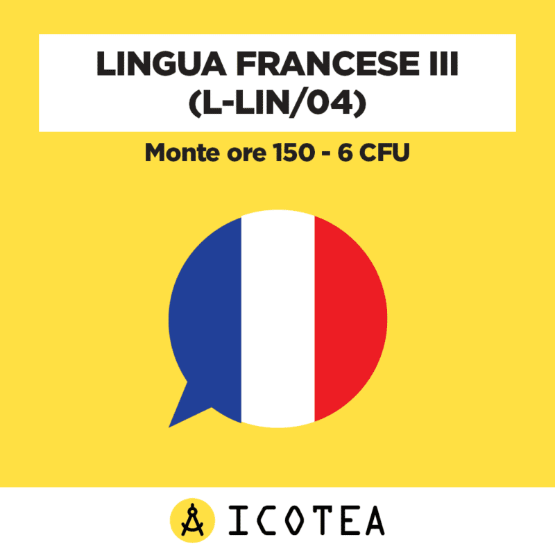 Lingua Francese III 6 CFU