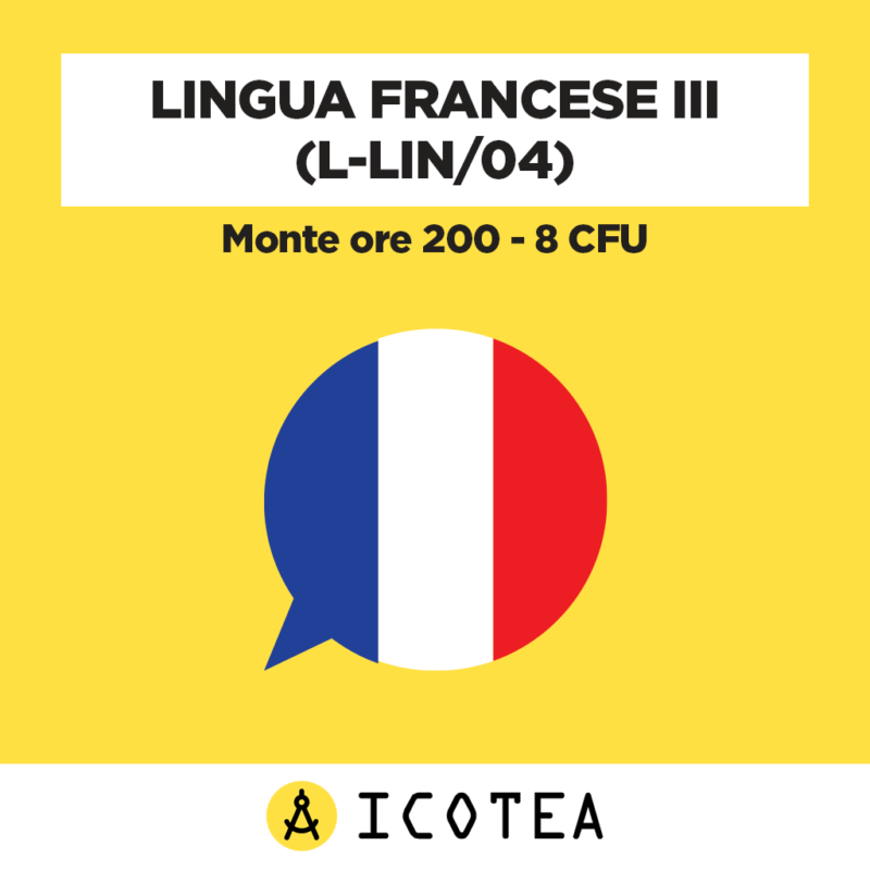 Lingua Francese III 8 CFU