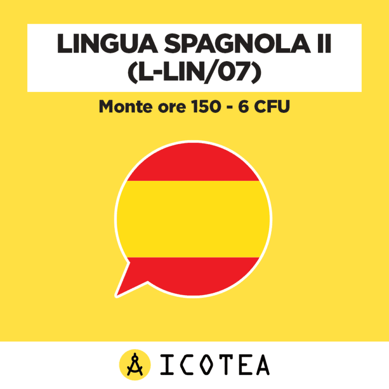 Lingua spagnola II 6 CFU