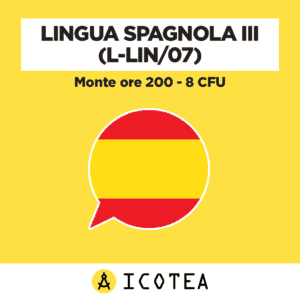 Lingua spagnola III 8 CFU