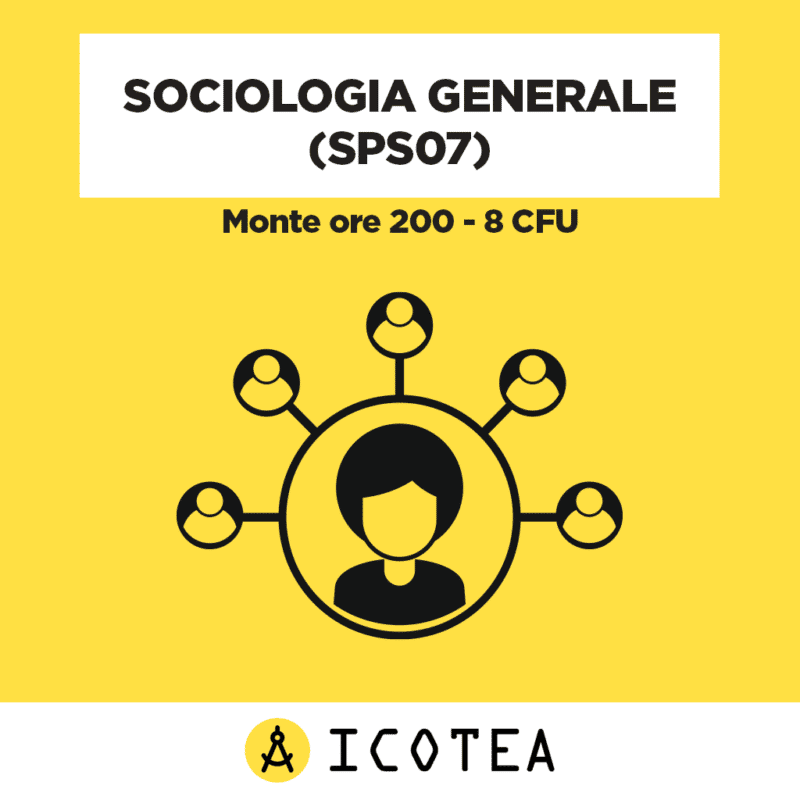 Sociologia generale 8 CFU