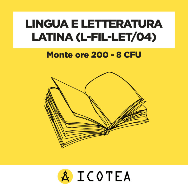 lingua e letteratura latina 8 CFU