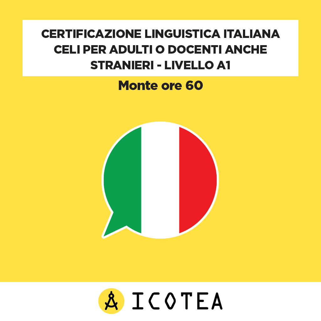 Certificazione Linguistica Italiana CELI per ADULTI o DOCENTI anche Stranieri Livello A1