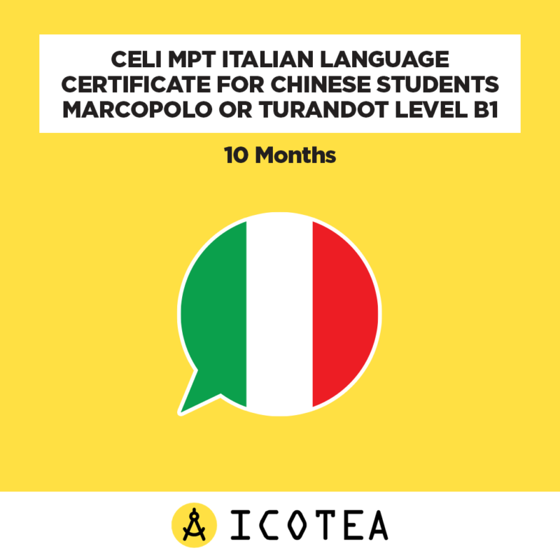 CELI MPT Italian Language Certificate for Chinese B1