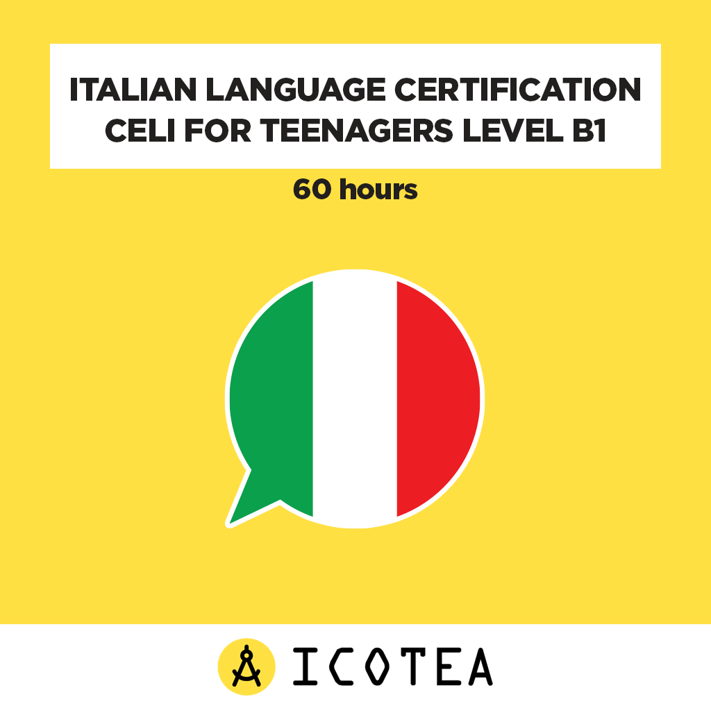 Italian Language Certification CELI for Teenagers Level B1