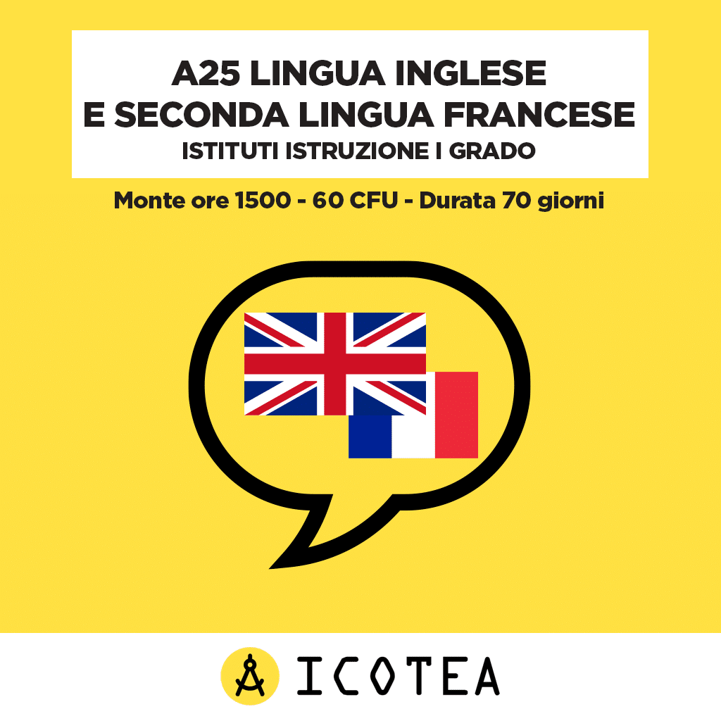 A25 Lingua Inglese e seconda lingua Francese